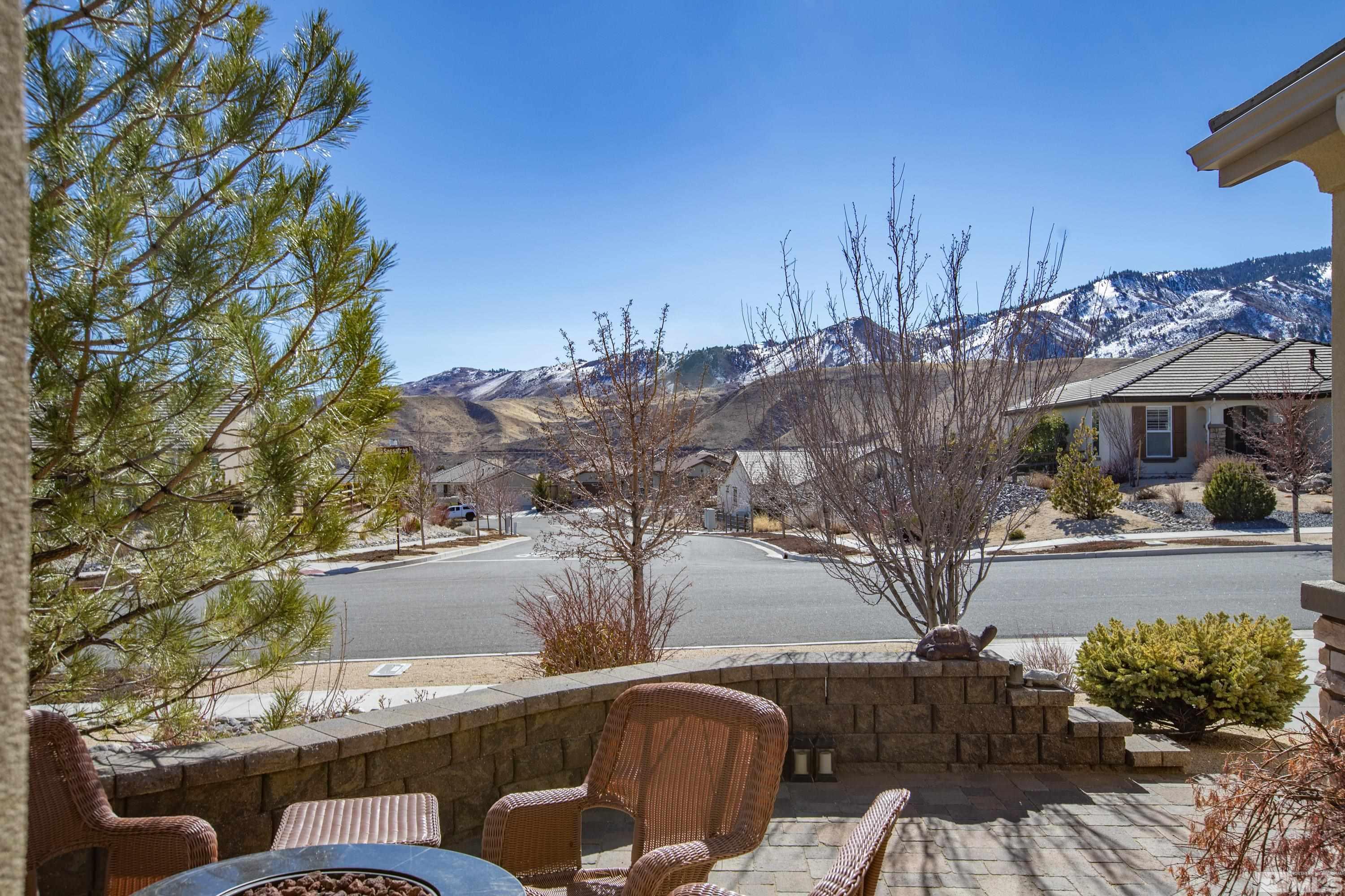 9255 Sassafras Trail Reno, NV 89523 - Photo 3 of 25 a view of a terrace with couches and sky view