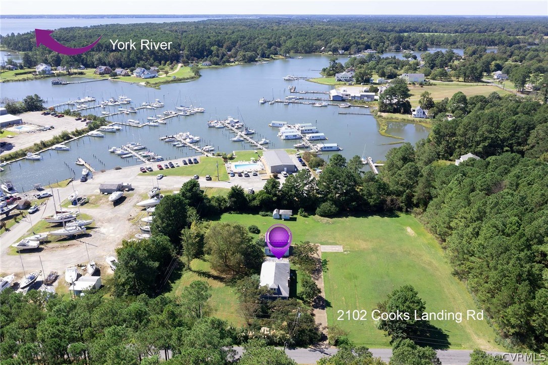 2102 Cooks Landing Road Hayes, VA 23072 - Photo 3 of 23 Aerial View