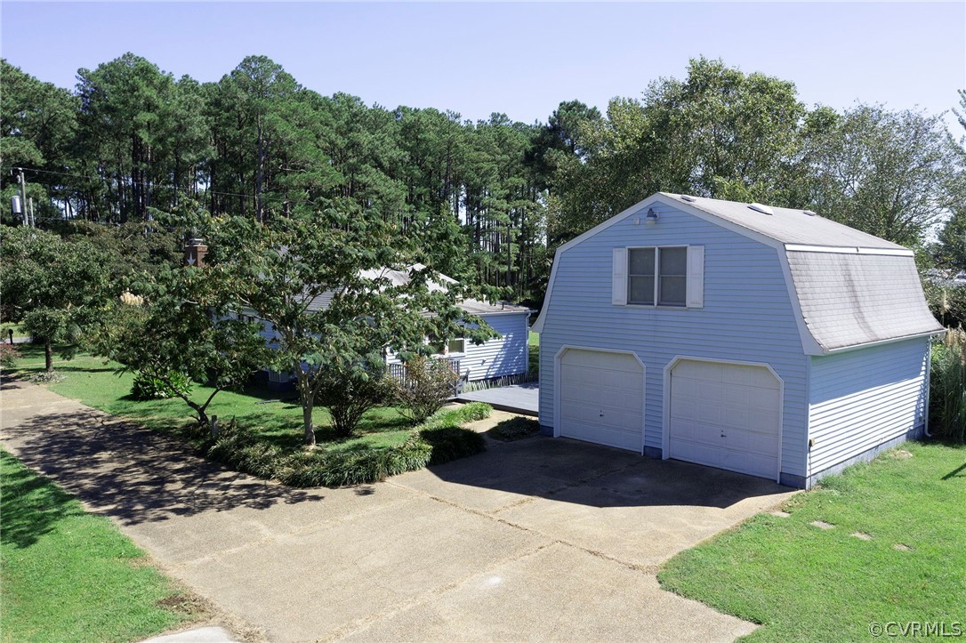 2102 Cooks Landing Road Hayes, VA 23072 - Photo 4 of 23 Aerial View of Garage