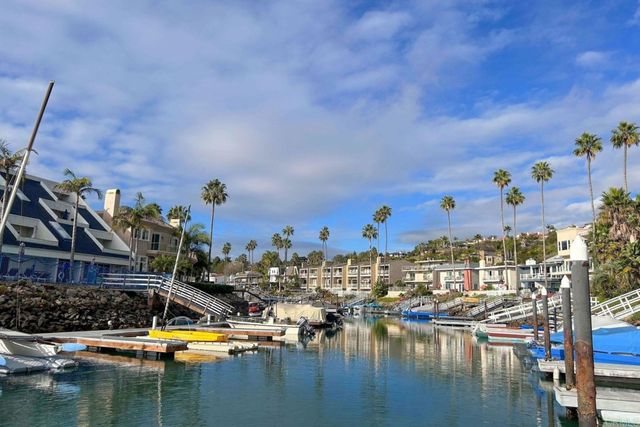 a view of a lake with outdoor space