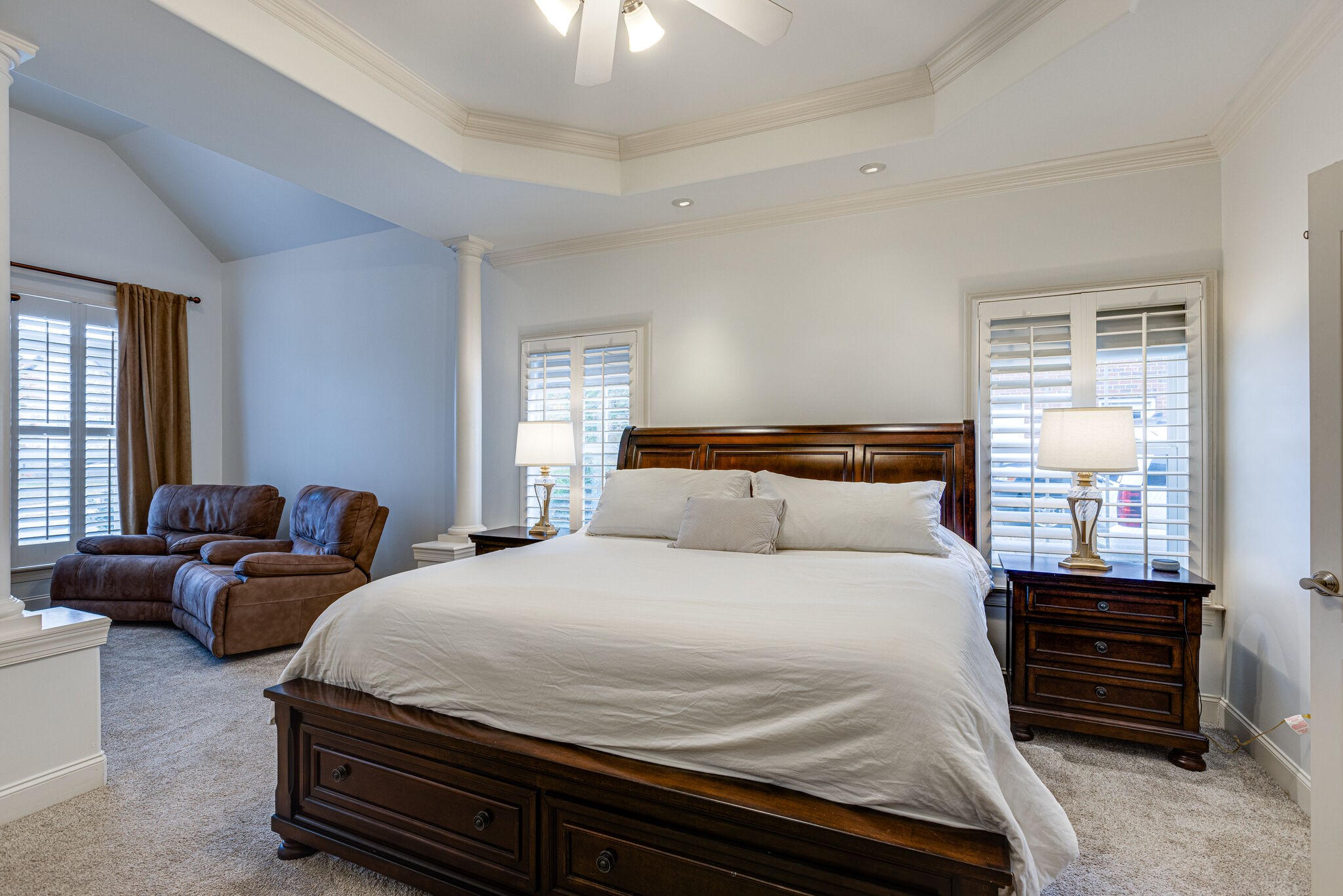 1213 White Rock Road Spring Hill, TN 37174 - Photo 25 of 50 a bedroom with a bed and wooden floor
