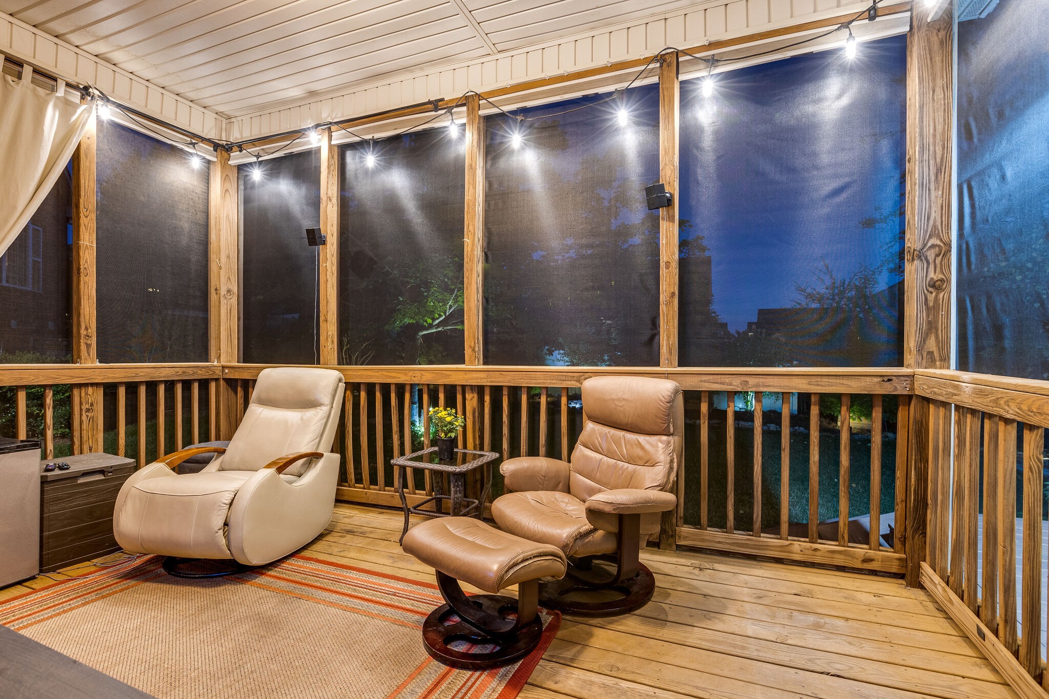 1213 White Rock Road Spring Hill, TN 37174 - Photo 45 of 50 a balcony with hardwood