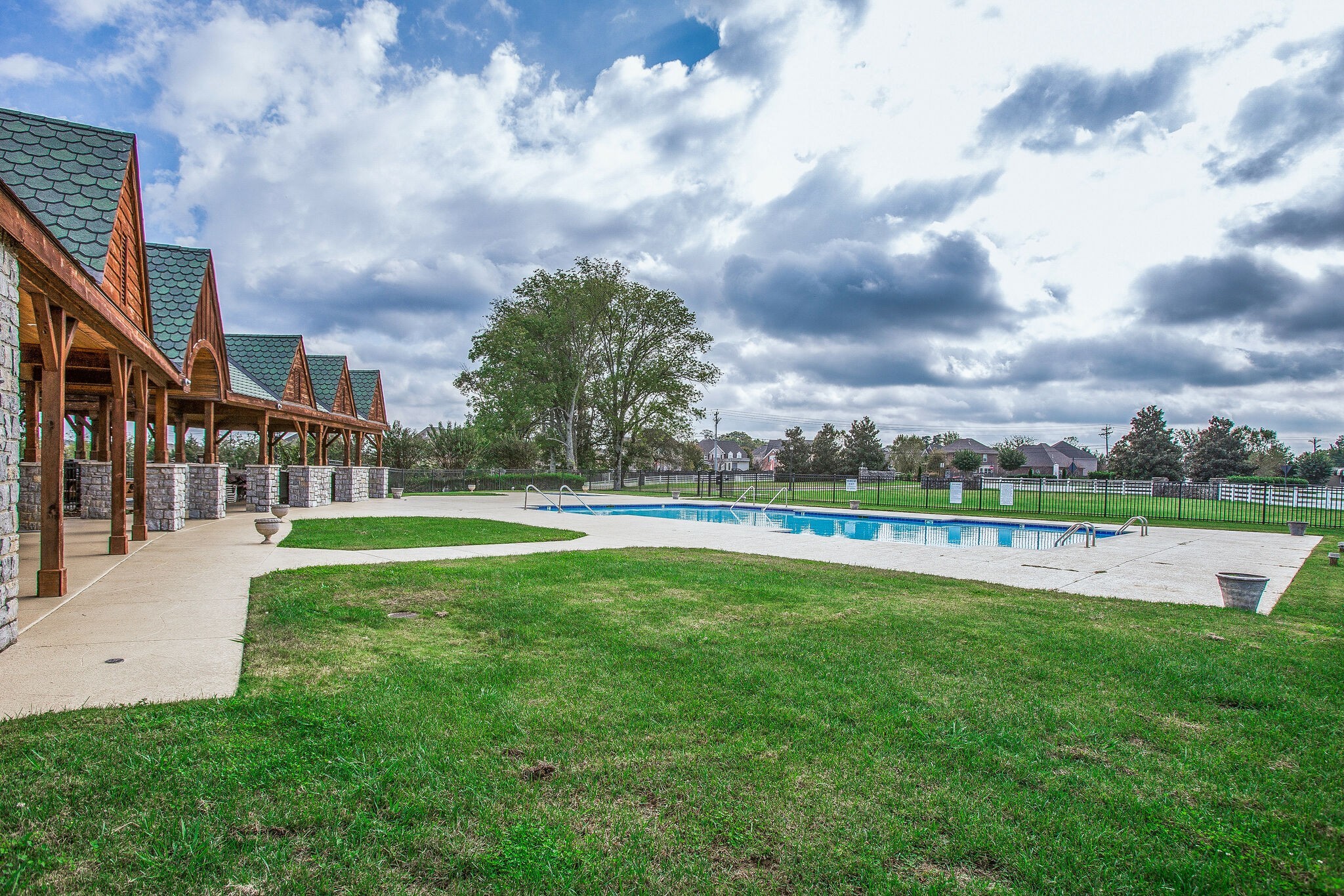 1213 White Rock Road Spring Hill, TN 37174 - Photo 50 of 50 a view of a garden with swimming pool