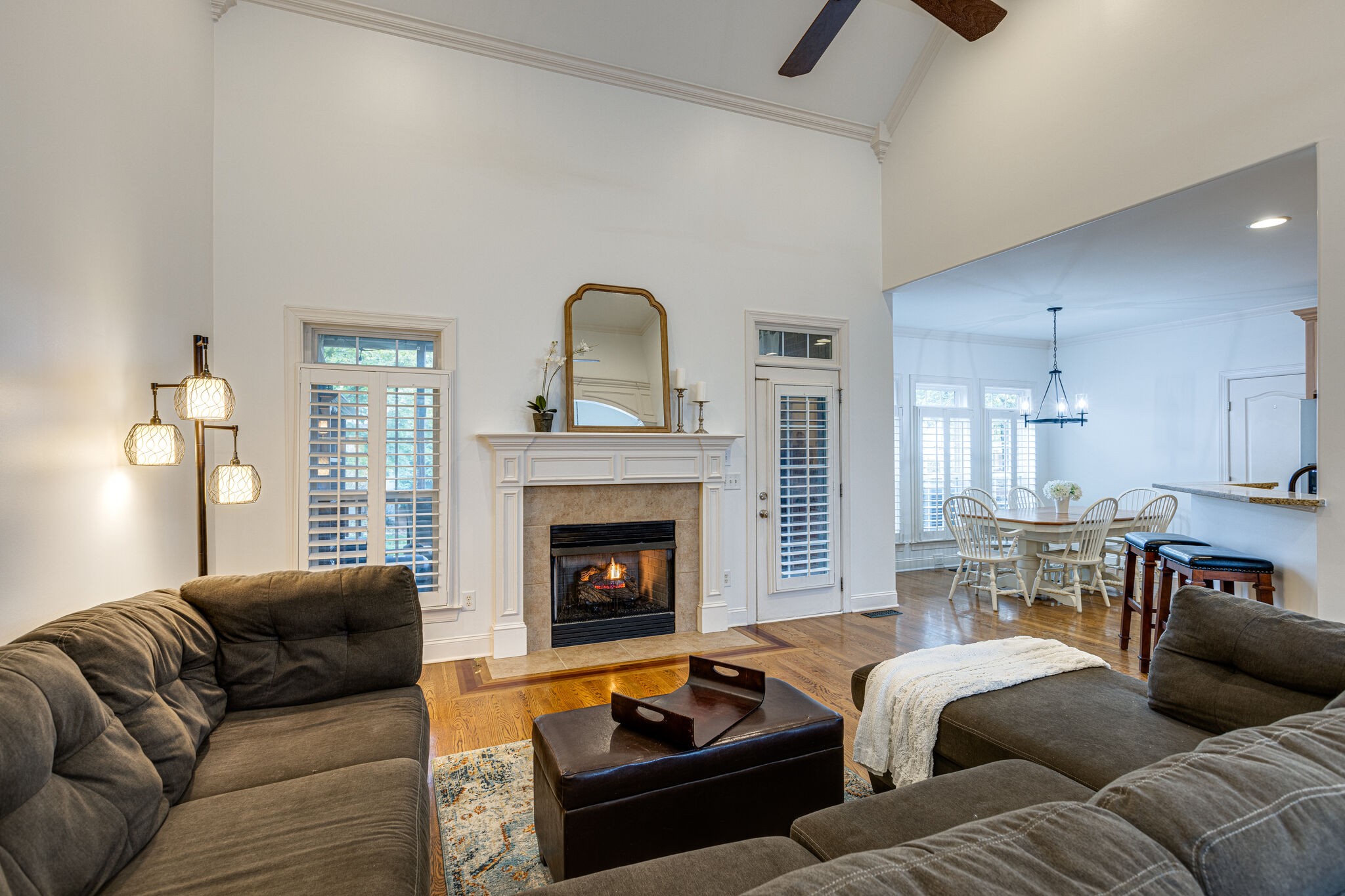 1213 White Rock Road Spring Hill, TN 37174 - Photo 10 of 50 a living room with furniture and a fireplace