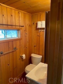 52358 Elder Road, Unit 52 Big Creek, CA 93605 - Photo 15 of 41 a bathroom with a toilet a sink and tub