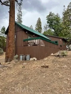 a backyard of a house