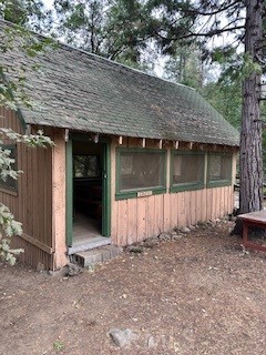 52358 Elder Road, Unit 52 Big Creek, CA 93605 - Photo 36 of 41 a view of backyard with small cabin