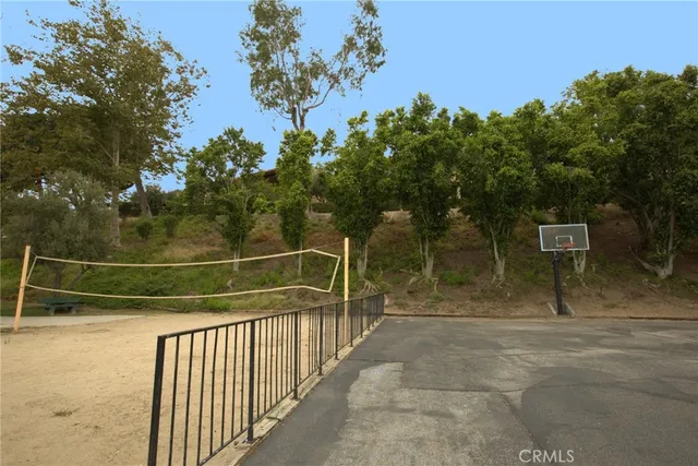 a view of a basketball court