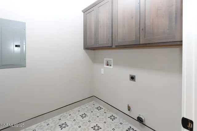 a view of storage and utility room with empty racks