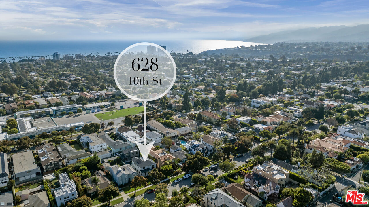 628 10th Street Santa Monica, CA 90402 - Photo 42 of 48 an aerial view of a residential houses with city view