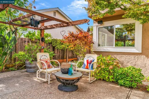 a outdoor living with furniture