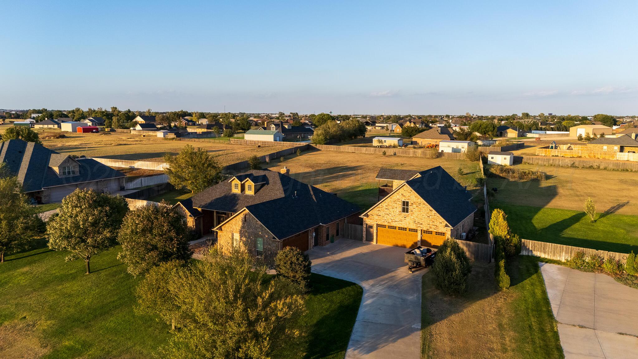 17301 Spring Lake Drive Canyon, TX 79015 - Photo 53 of 62 an aerial view of a house with a ocean view