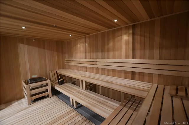 a view of a livingroom with furniture and a table