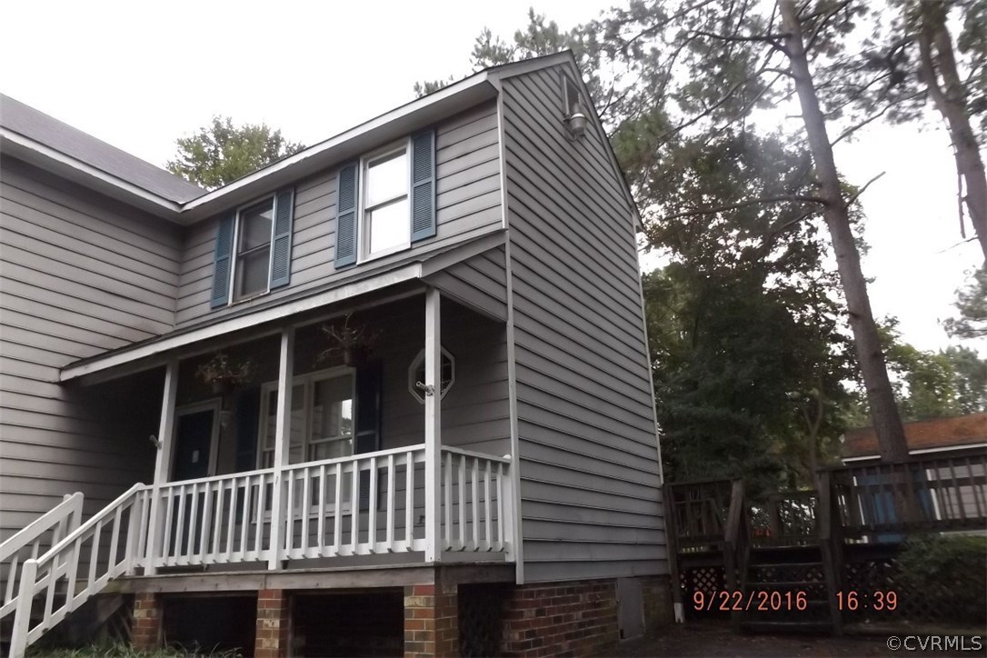 11101 Timonium Drive Chester, VA 23831 - Photo 12 of 18 a view of a house with a deck