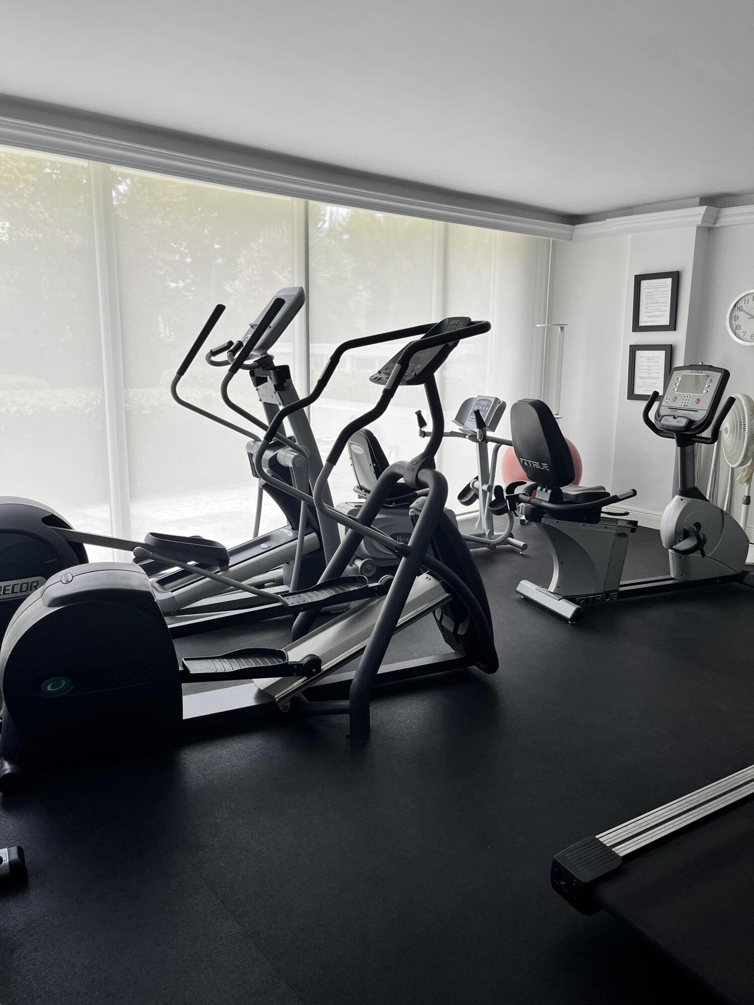 2780 South Ocean Boulevard, Unit 312 Palm Beach, FL 33480 - Photo 19 of 29 a view of a room with gym equipment