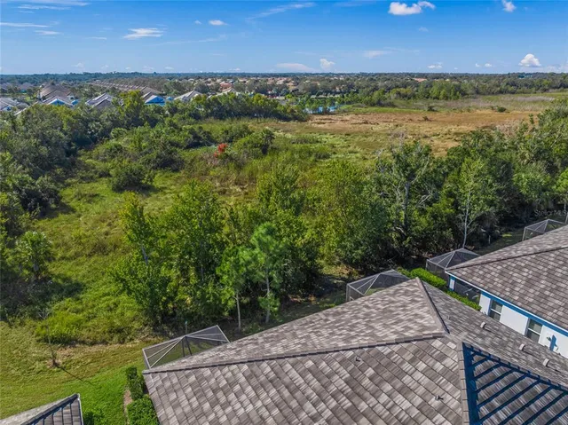 a view of a yard with plants