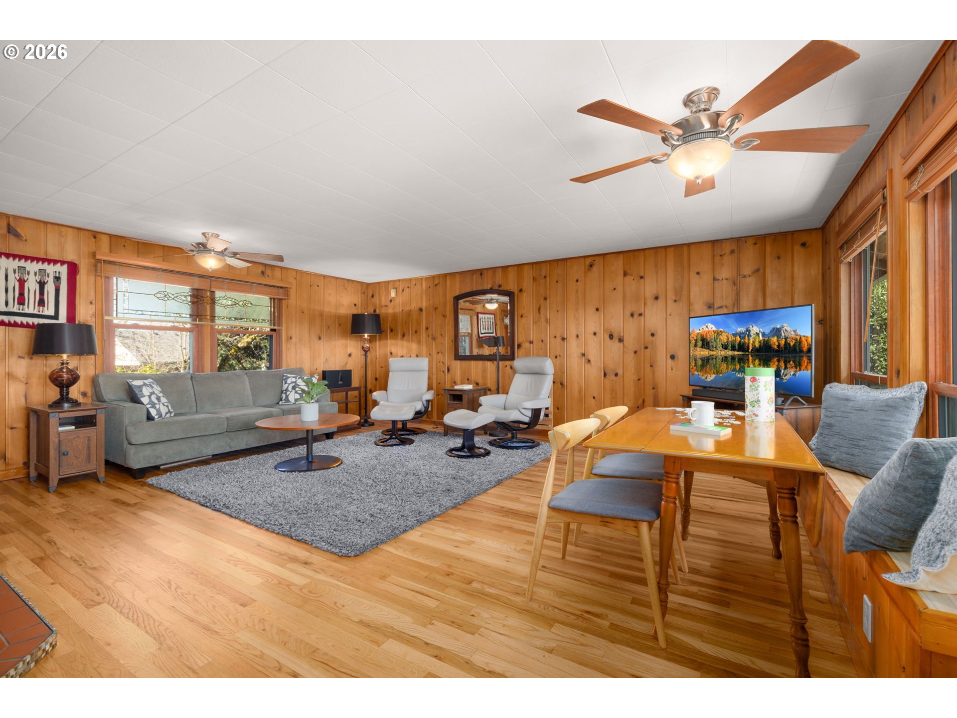 15880 Southeast Bluff Road Sandy, OR 97055 - Photo 14 of 47 a living room with furniture kitchen view and a large window