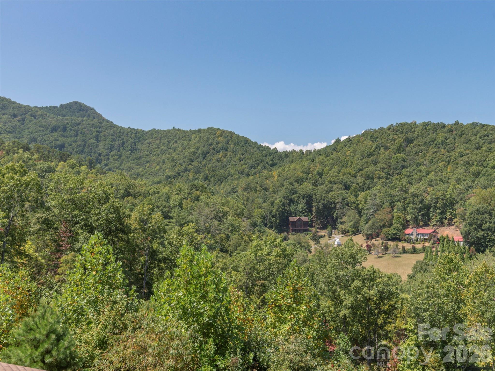 1120 Jacobs Branch Road Franklin, NC 28734 - Photo 26 of 36 a view of a town with mountains in the background