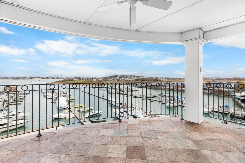 550 Pleasant Street, Unit 506 Winthrop, MA 02152 - Photo 18 of 21 a view of a balcony with an ocean