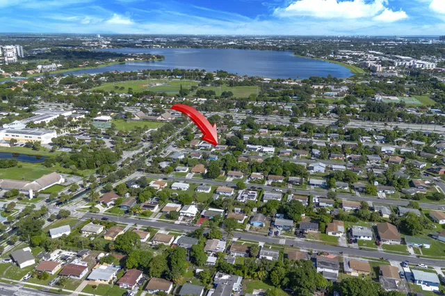 a house view with a garden space