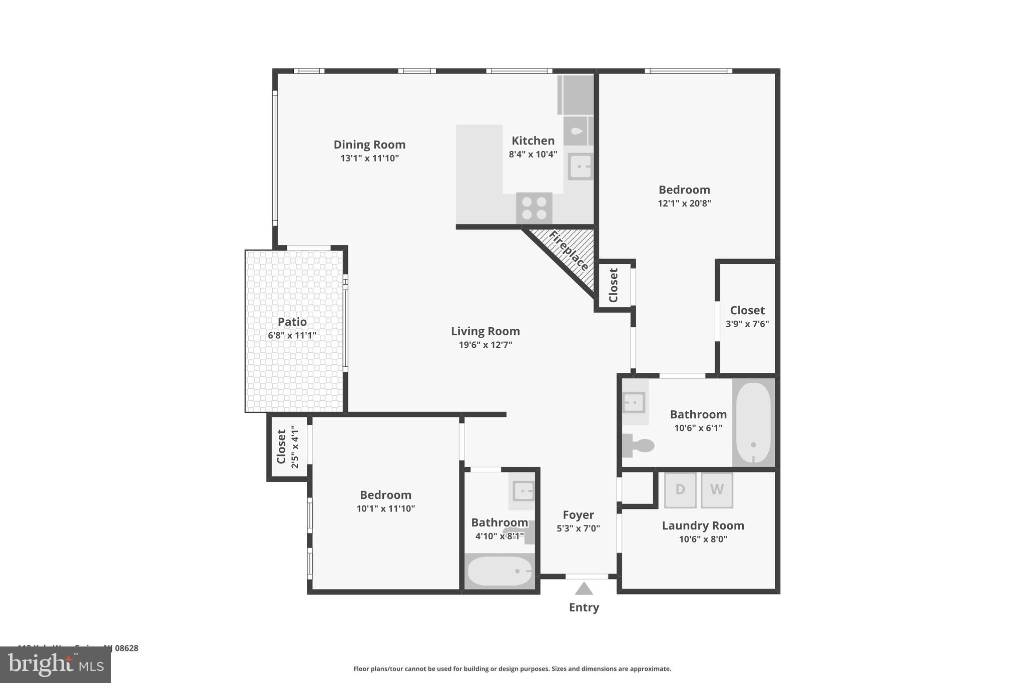 113 Kyle Way Ewing, NJ 08628 - Photo 42 of 42 a picture of a floor plan