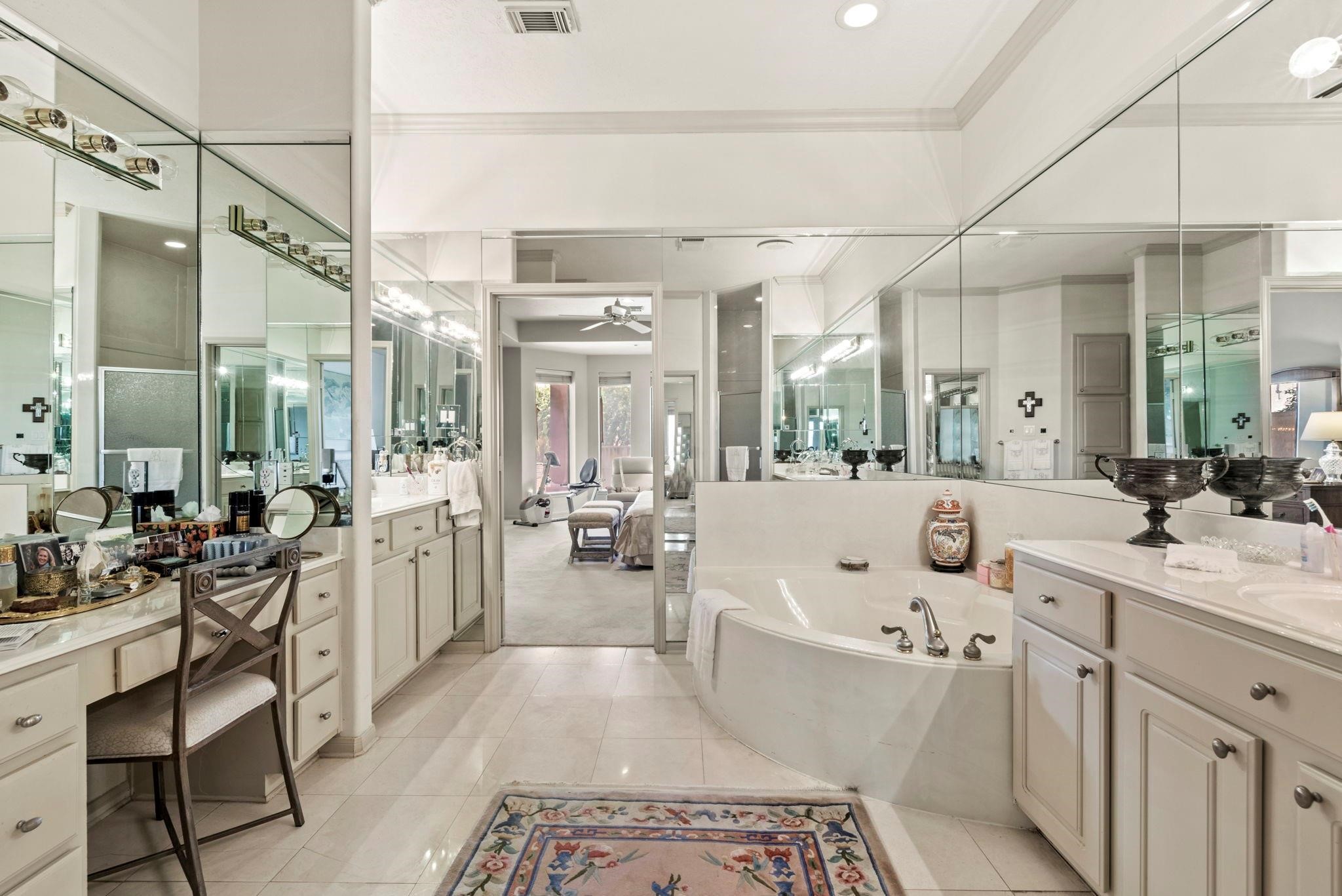 4513 Country Club View Baytown, TX 77521 - Photo 24 of 46 a large white kitchen with a large window
