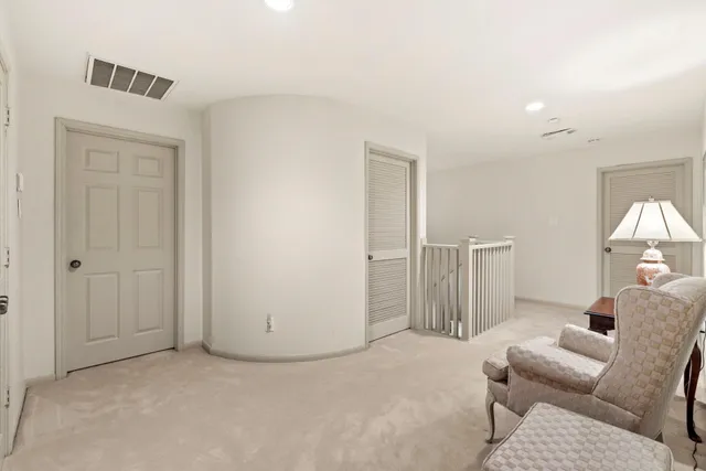 a view of bathroom with dual sinks