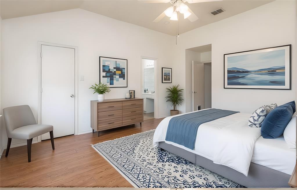 107 Hazelnut Trail Forney, TX 75126 - Photo 25 of 37 Virtually staged primary bedroom.