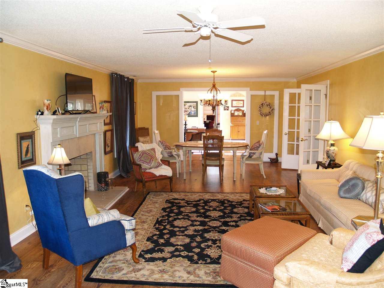 925 Talley Bridge Road Cleveland, SC 29635 - Photo 4 of 36 Spacious livingroom with fireplace