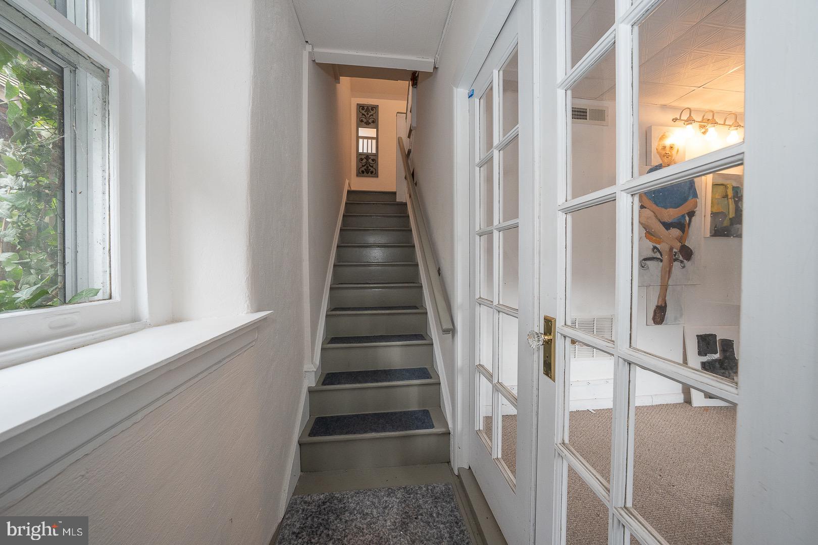 6323 Sherwood Road Philadelphia, PA 19151 - Photo 116 of 132 Stairs to 2nd floor apartment , carriage house