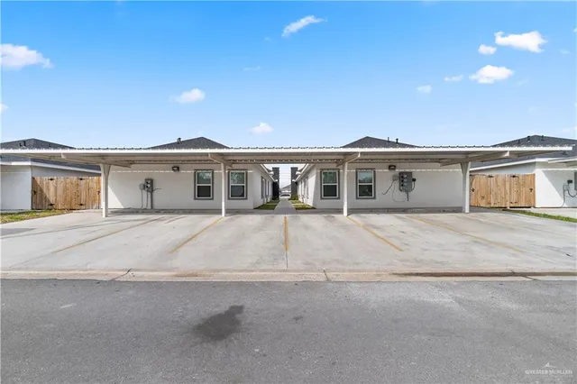 front view of house with a street