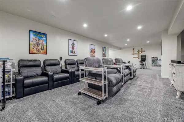 a bed room with bed and a couch