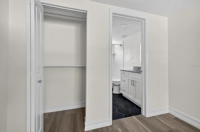 a view of walk in closet