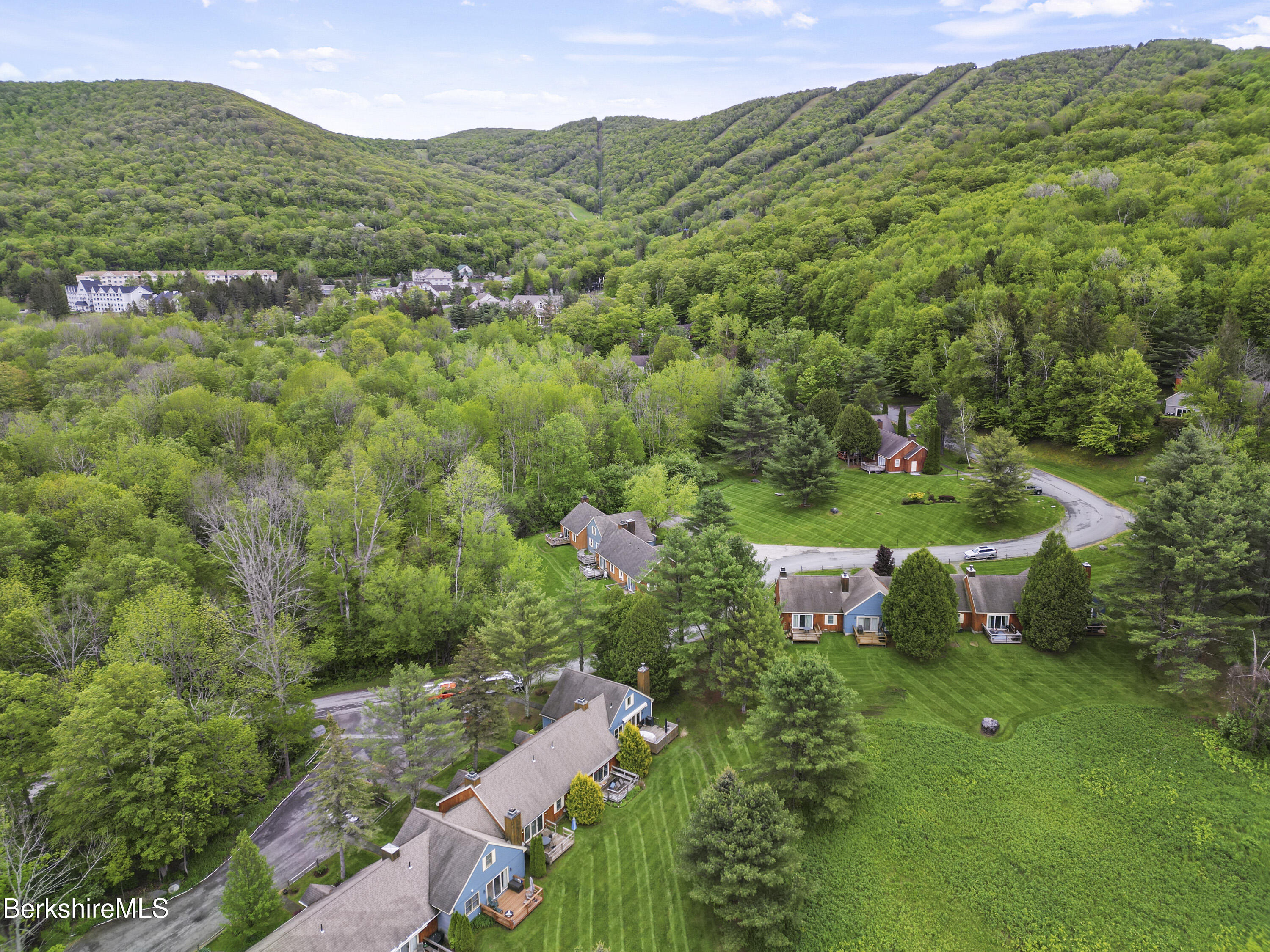 94 Corey Road, Unit D Hancock, MA 01237 - Photo 32 of 45 a view of a lush green hillside and houses