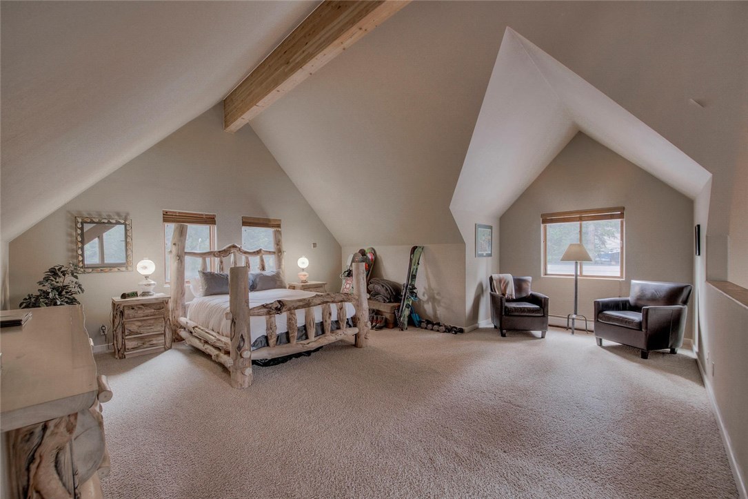 493 Rena Road Breckenridge, CO 80424 - Photo 4 of 30 Spacious loft can be used for extra bedroom, office, study, or rec room.