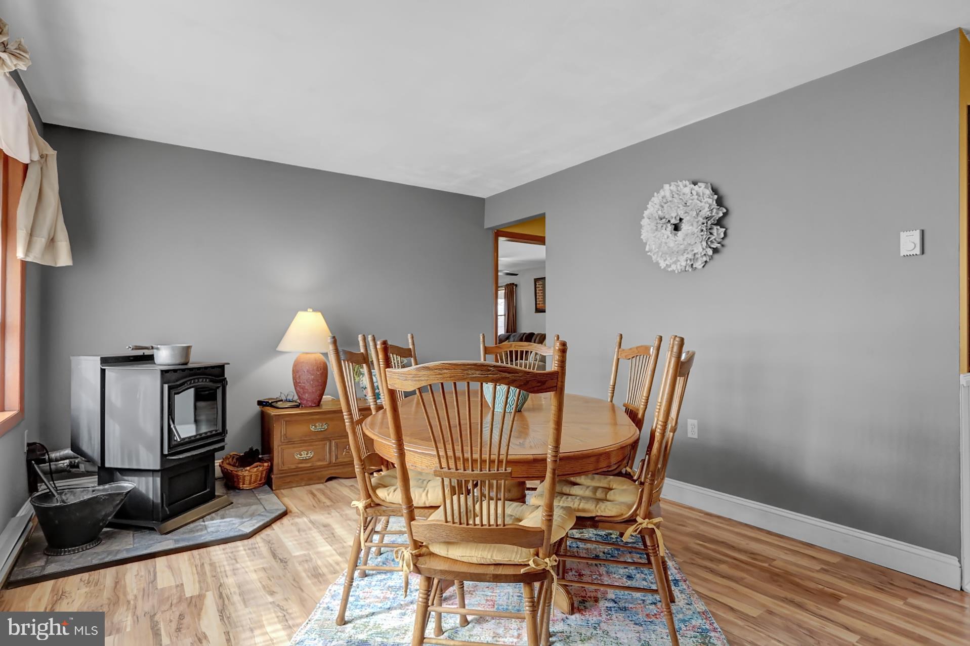 253 South View Road Fleetwood, PA 19522 - Photo 14 of 35 Dining area, with pellet stove.