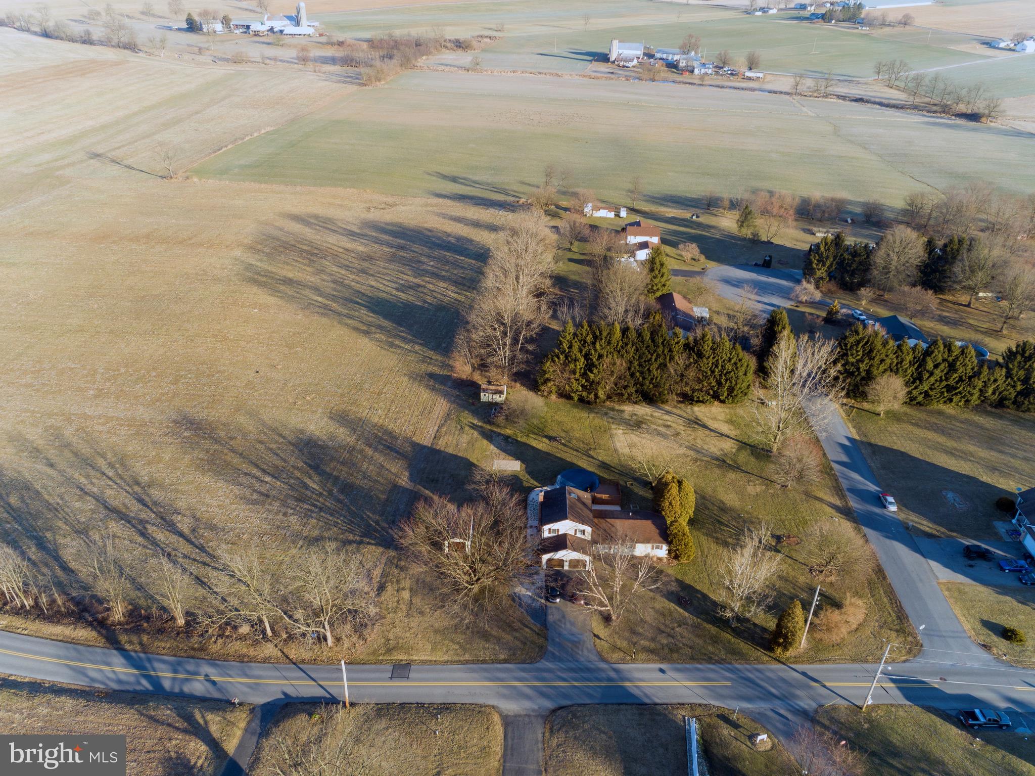 253 South View Road Fleetwood, PA 19522 - Photo 5 of 35 Front aerial of the home.