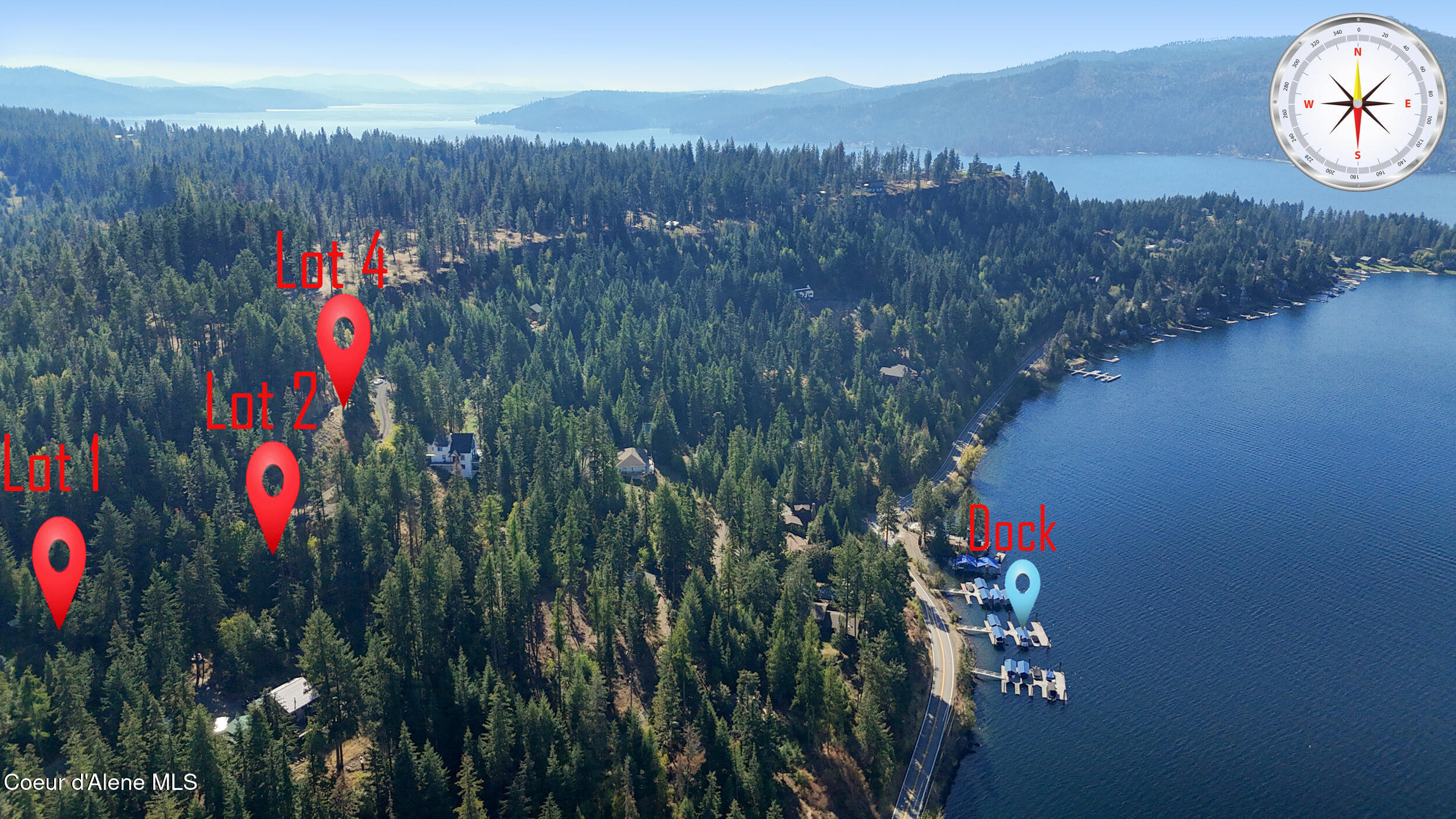 783 East Cliff View Drive Harrison, ID 83833 - Photo 19 of 72 6_dji_20250923134459_0118_d