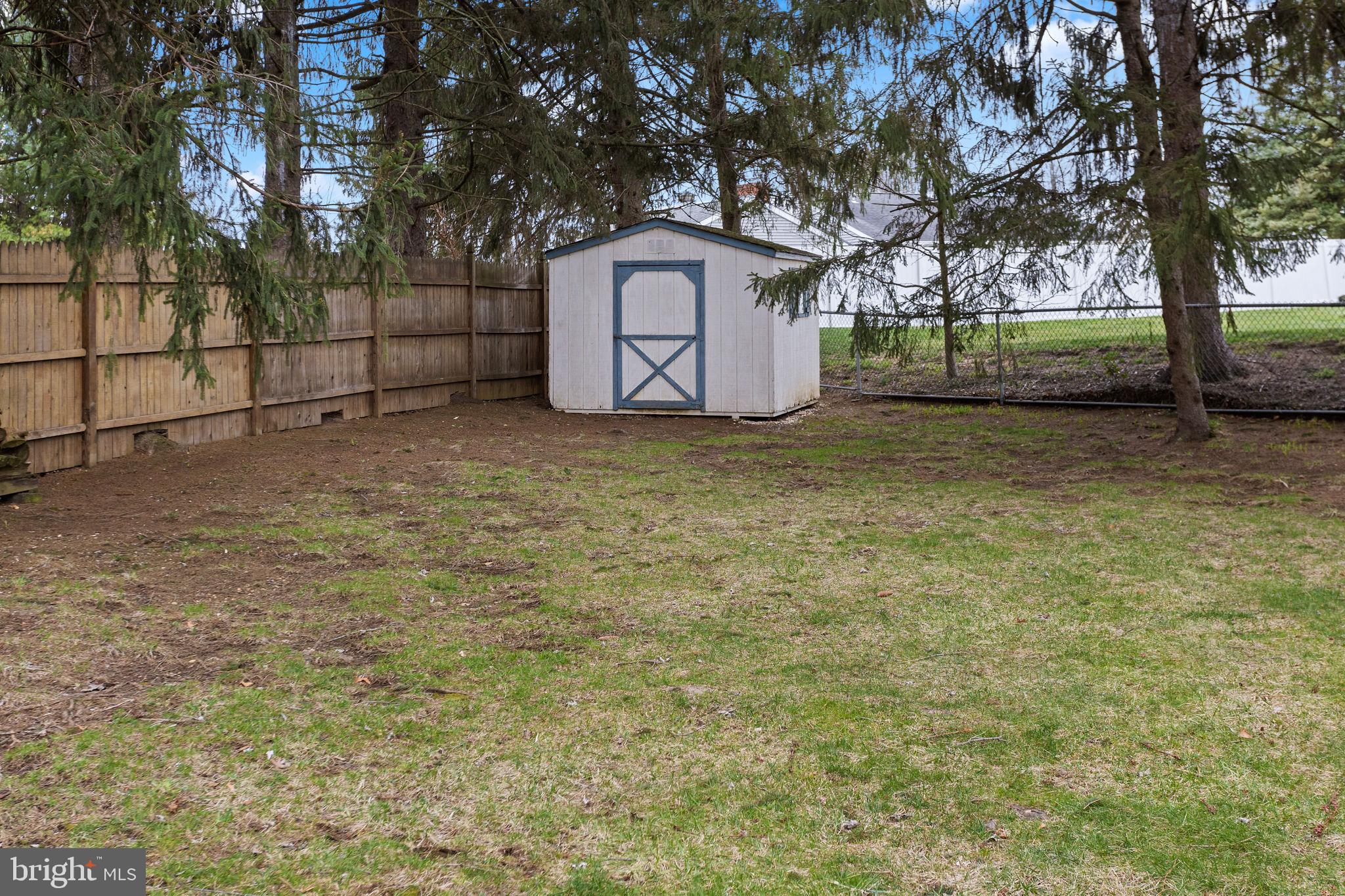 96 Bordentown Chesterfield Road Chesterfield, NJ 08515 - Photo 33 of 42 a backyard of a house with lots of green space