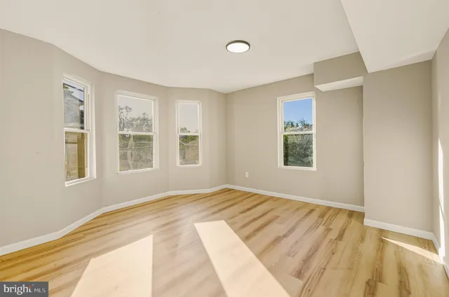 a view of an empty room with window