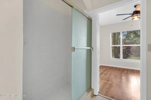 a view of front door