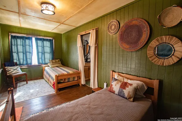 a view of lake with green space