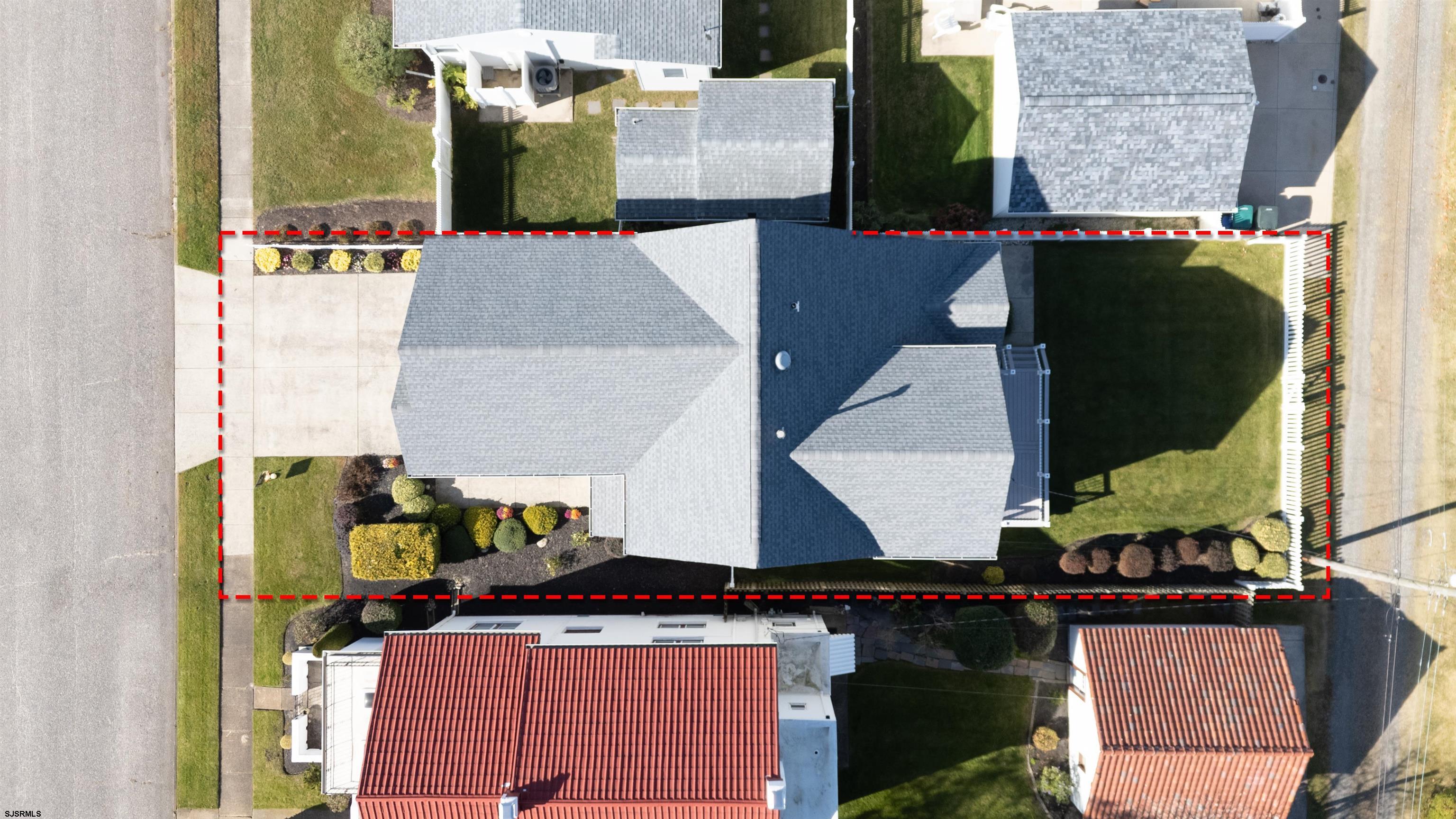201 25th Street South Brigantine, NJ 08203 - Photo 44 of 44 an aerial view of residential houses with outdoor space