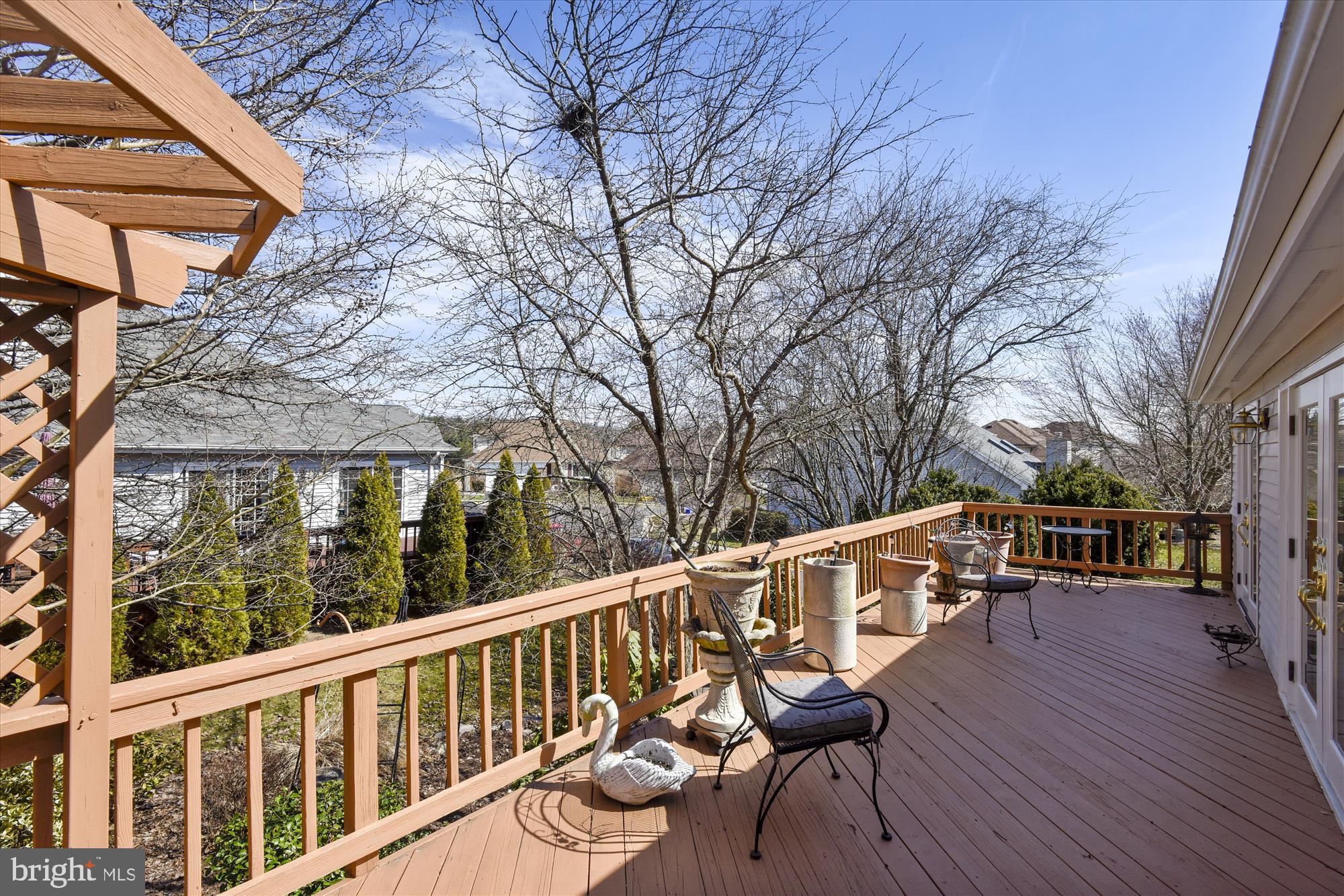4572 Shetland Green Road Alexandria, VA 22312 - Photo 16 of 43 outside deck with pergola