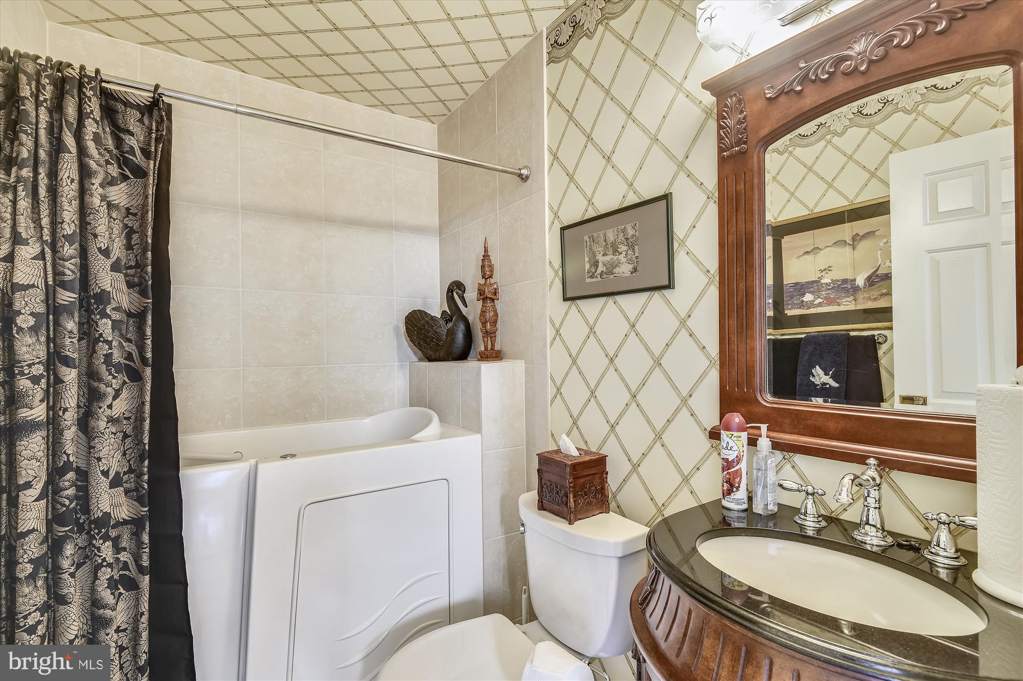 4572 Shetland Green Road Alexandria, VA 22312 - Photo 24 of 43 guest bath on main level with walk-in tub