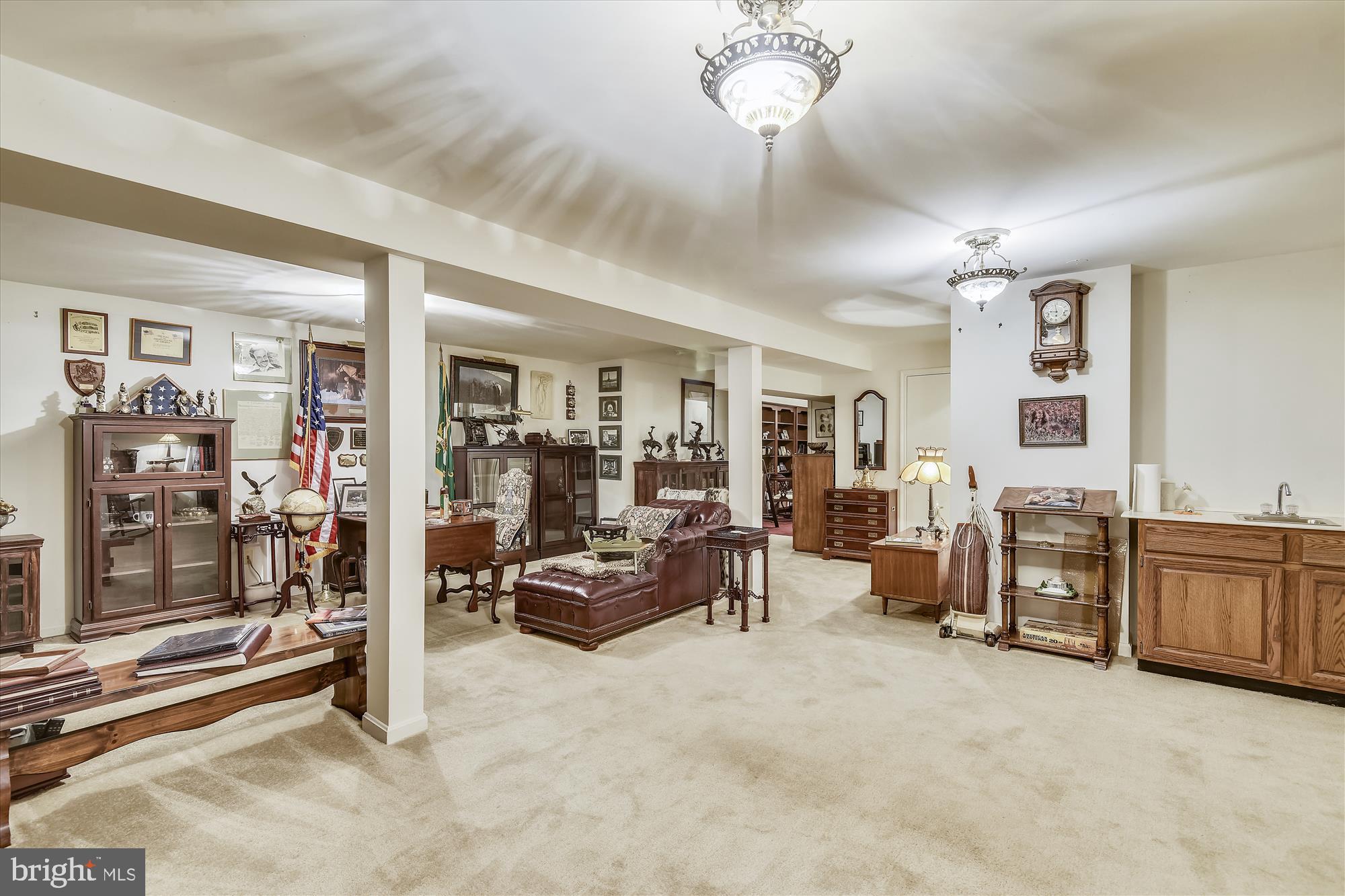 4572 Shetland Green Road Alexandria, VA 22312 - Photo 32 of 43 lower level family room