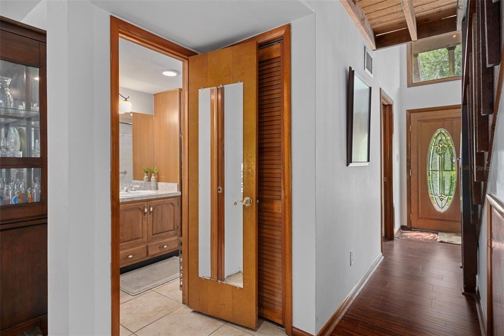 8605 Fussell Drive Wesley Chapel, FL 33545 - Photo 25 of 99 a en suite bathroom with a granite countertop sink and a mirror