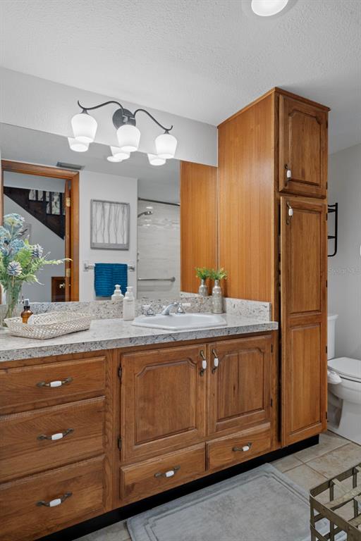 8605 Fussell Drive Wesley Chapel, FL 33545 - Photo 38 of 99 a bathroom with a sink and a mirror