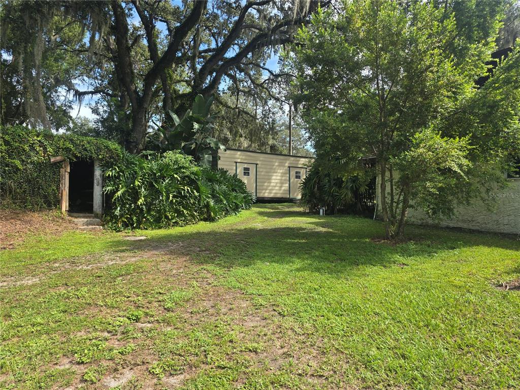 8605 Fussell Drive Wesley Chapel, FL 33545 - Photo 89 of 99 a view of a house with a yard