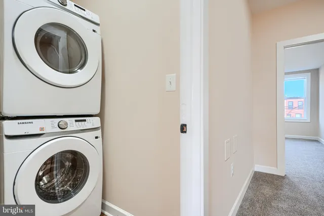a view of hallway with stairs
